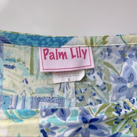Palm Lily Skirt, Skirt-Short Mini Floral Sz6 - Picture 4 of 9